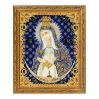 RIOLIS Counted Cross Stitch Kit Our Lady of the Gate of Dawn 12.5cm x 15cm