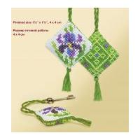 RIOLIS Counted Cross Stitch Kit Iris Chatalaine 25mm x 50mm