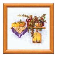 RIOLIS Counted Cross Stitch Kit The Little Regiment with Pumpkin 20cm