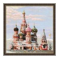 RIOLIS Counted Cross Stitch Kit St Basil's Cathedral Moscow 37.5cm