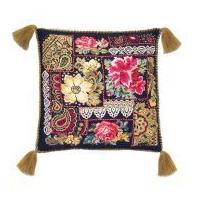 riolis counted cross stitch kit flower arrangement cushion 375cm