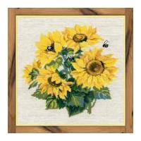 RIOLIS Counted Cross Stitch Kit Sunflowers 22.5cm x 47.5cm