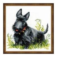 RIOLIS Counted Cross Stitch Kit Scottish Terrier 25cm x 22.5cm