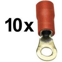 Ring terminal Cross section (max.)=1.5 mm² Hole Ø=4 mm Partially insulated Red Sinuslive RKS-1, 5 P 10 pc(s)