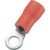 Ring terminal Cross section (max.)=1.5 mm² Hole Ø=10.5 mm Partially insulated Red Conrad Components 93014c546 100 pc(s)