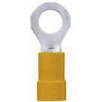 Ring terminal Cross section (max.)=6 mm² Partially insulated Yellow LappKabel 63104370 50 pc(s)