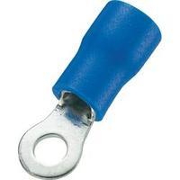 Ring terminal Cross section (max.)=2.5 mm² Hole Ø=10.5 mm Partially insulated Blue Conrad Components 93014c547 100 pc(s