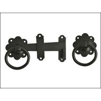 Ring Gate Latch - Black Powder Coated