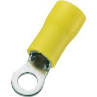 Ring terminal Cross section (max.)=6 mm² Hole Ø=4.3 mm Partially insulated Yellow Conrad Components 93014c245 50 pc(s)