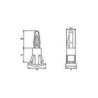 richco rlcbsc 10 01 reverse lock pcb spacer 10mm