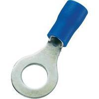 Ring terminal Cross section (max.)=2.5 mm² Hole Ø=6.4 mm Partially insulated Blue Conrad Components 93014c241 100 pc(s)