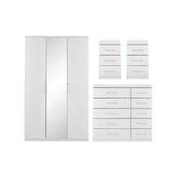 riga gloss 4 piece bedroom package