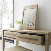 rimini aged oak weathered oak dressing table