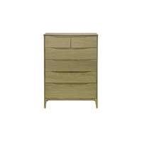 Rimini 6 Drawer Tall Wide Chest