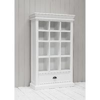 richmond painted pine bookcase dvd cabinet with drawer