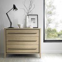 Rimini Aged Oak & Weathered Oak 3 Drawer Chest