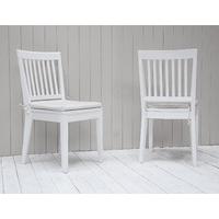 richmond painted pine chairs pair