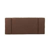 ritz faux suede headboard super king brown