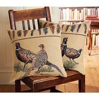 Right Thorburn Pheasants Tapestry Cushion