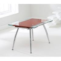 Ritz Red Glass Table