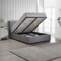 Rimini Fabric Ottoman Bed - King