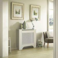 richmond mini white painted radiator cover