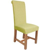 richmond herringbone dining chair lime