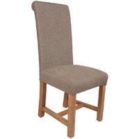 Richmond Herringbone Dining Chair Brown