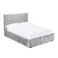 Rimini Crushed Velvet Ottoman Bed Double