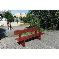 RIGA ALL WOOD SEAT - TIMBER STRUCTURE, SEAT AND BACKREST MADE OF FSC CERTIFIED EXOTIC HARD WOOD, FINISHED IN MAHOGA