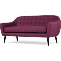 ritchie 3 seater sofa plum purple