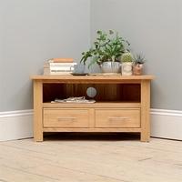 Rivermead Oak Corner TV Unit Up to 40\