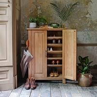 Rivermead Oak Large Shoe Cupboard