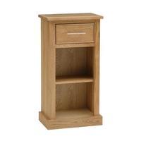 Rivermead Oak 1 Drawer Storage Unit