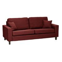 Richmond 3 Seater Sofa Fabric Red