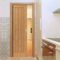 River Thames Original Oak Single Pocket Door