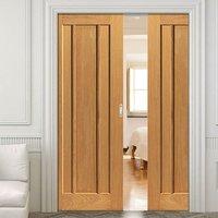 River Oak Eden Double Pocket Doors