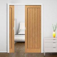 River Thames Original Oak Double Pocket Doors