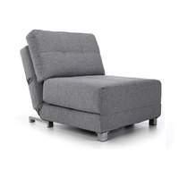 rita fabric futon chair bed in grey