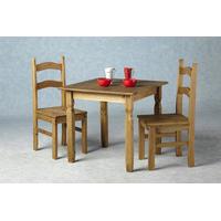Rio Wooden Dining Table With 2 Chairs