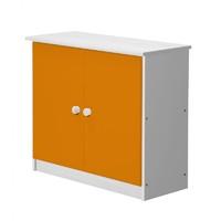 Ribera White Cupboard with Orange