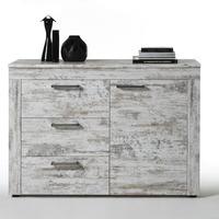River Sideboard In Canyon White Pine With 1 Door And 3 Drawers