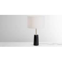 rita table lamp brass and marble