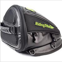 RIDING TRIBE Synthetic Leather Motorcycle Oil Tank Bag Motorbike Travel Tool Tail Bag Luggage Waterproof Riding Handbag Backpack