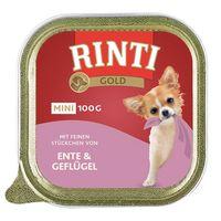 rinti gold mini 6 x 100g duck poultry