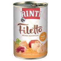 rinti filetto 6 x 420g chicken duck in gravy