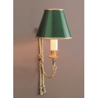 Richmond 1 Light Polished Brass Wall Light complete with Shade