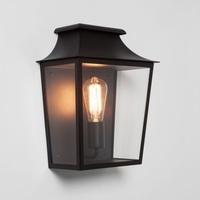 RICHMOND 7616 Richmond Exterior Wall Light In Black With Clear Glass
