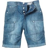 ripstop junior mintons denim utility shorts light wash