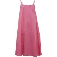 Ribbon Girls Dobby Strappy Dress Pink